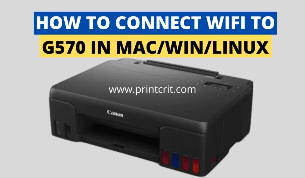 How To Connect Wifi To G570 In Mac/Win/Linux