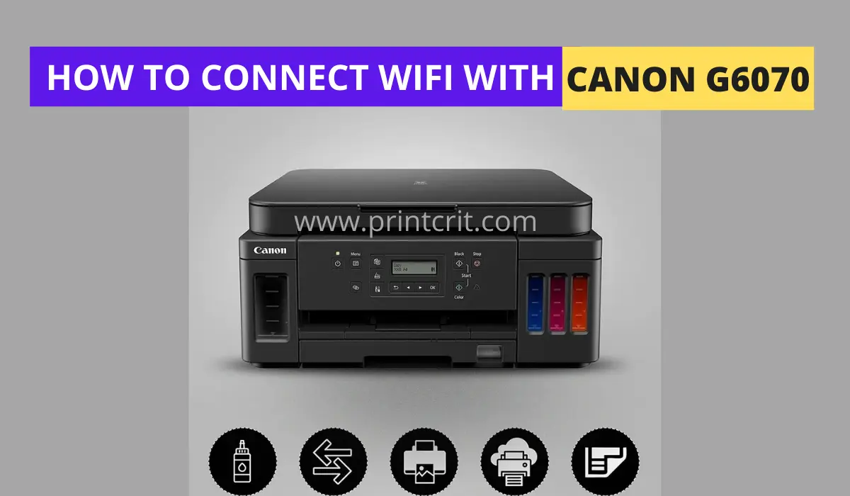 how to connect wifi with canon g6070